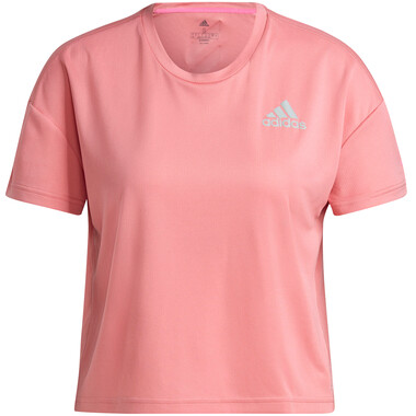 ADIDAS FAST PRIMEBLUE Women's Short-Sleeved T-Shirt Pink 0